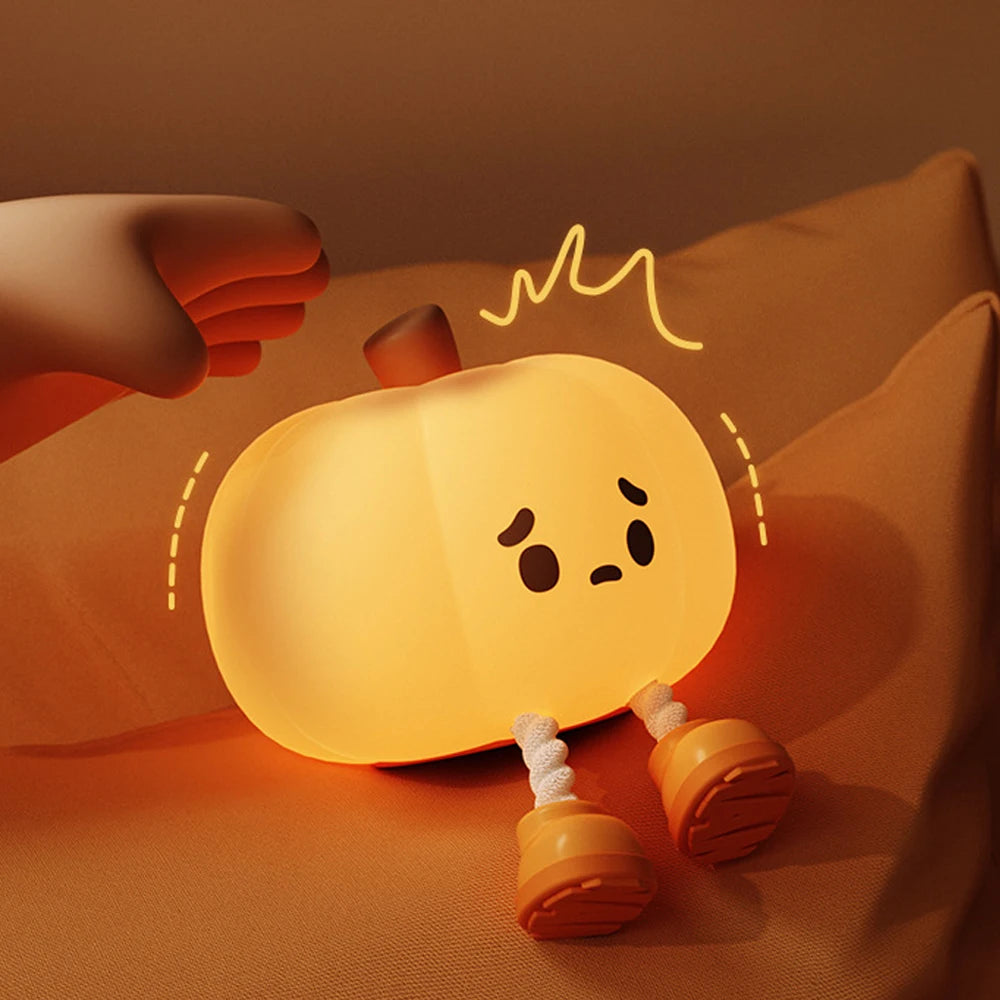 Cute Pumpkin Lamp USB Rechargeable