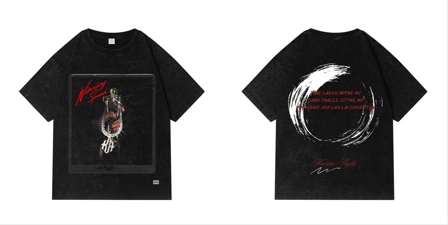 Karan aujla winning speech t shirts