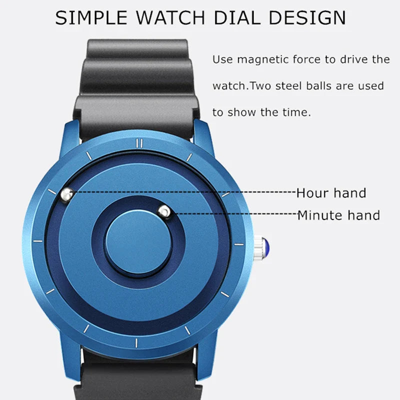 Futuristic Magnetic watch
