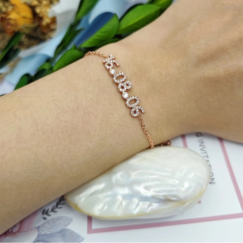 Custom Date Bracelet | Custom date gift | Custom Date Necklace