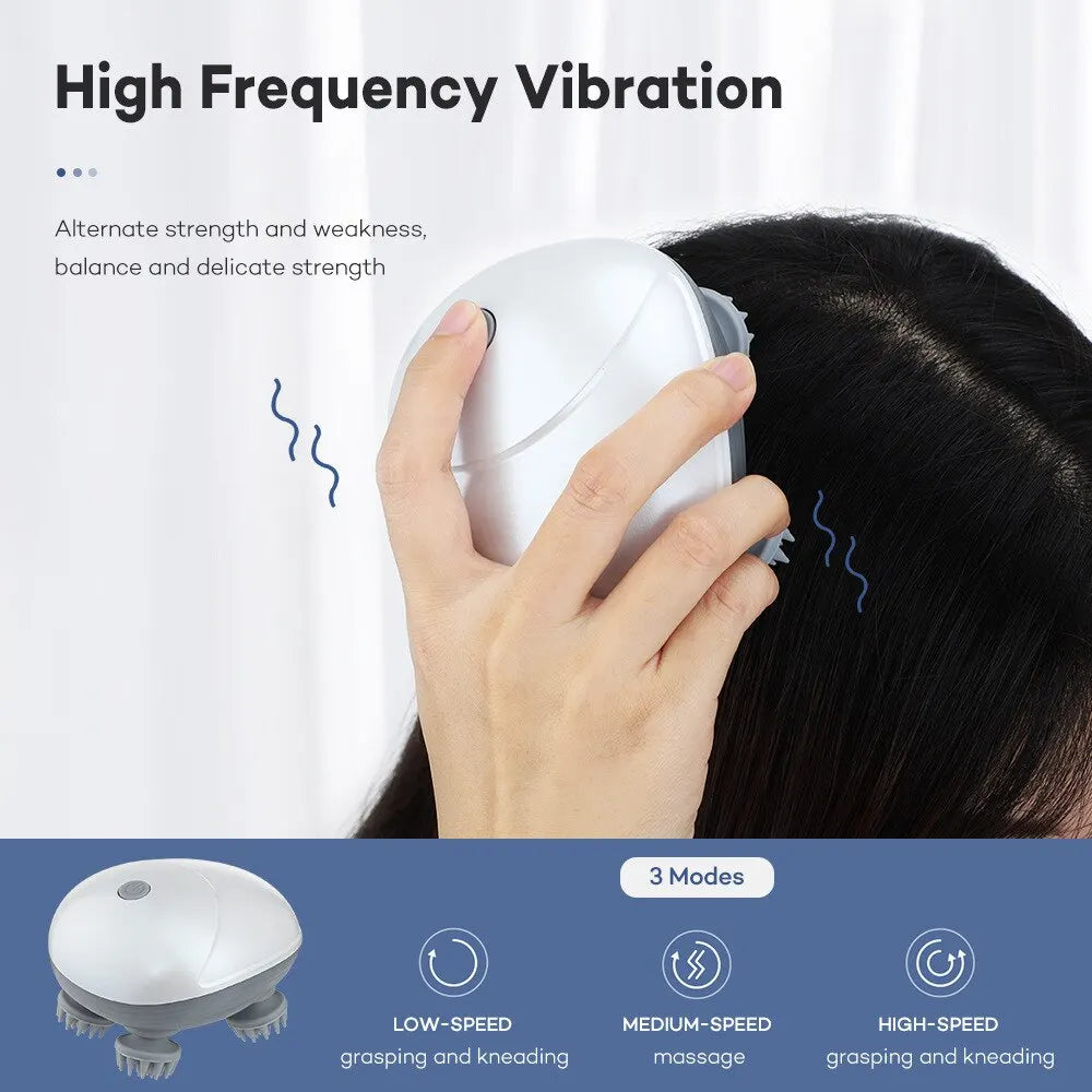 Head Scalp Massager for Hair Growth & Stress Remover