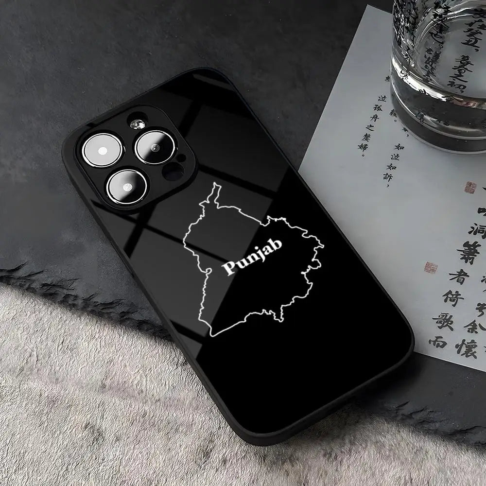 Punjab Phone Case Tempered Glass For IPhone