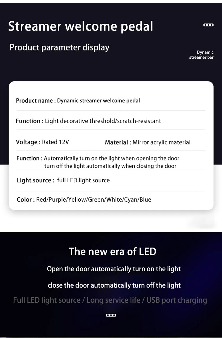 1*Custom Car Plate LED Pathway Light