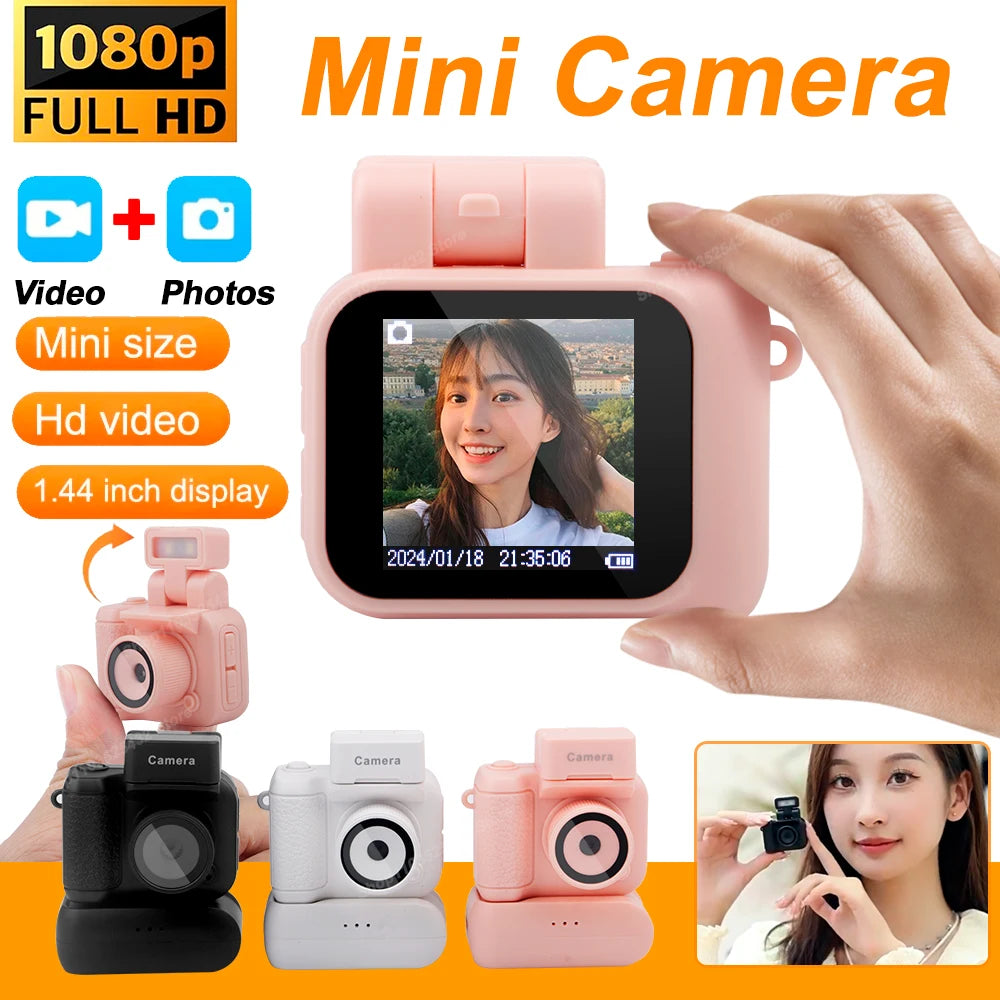 Portable Camera HD1080P CMOS With LCD Screen Flash Lamp