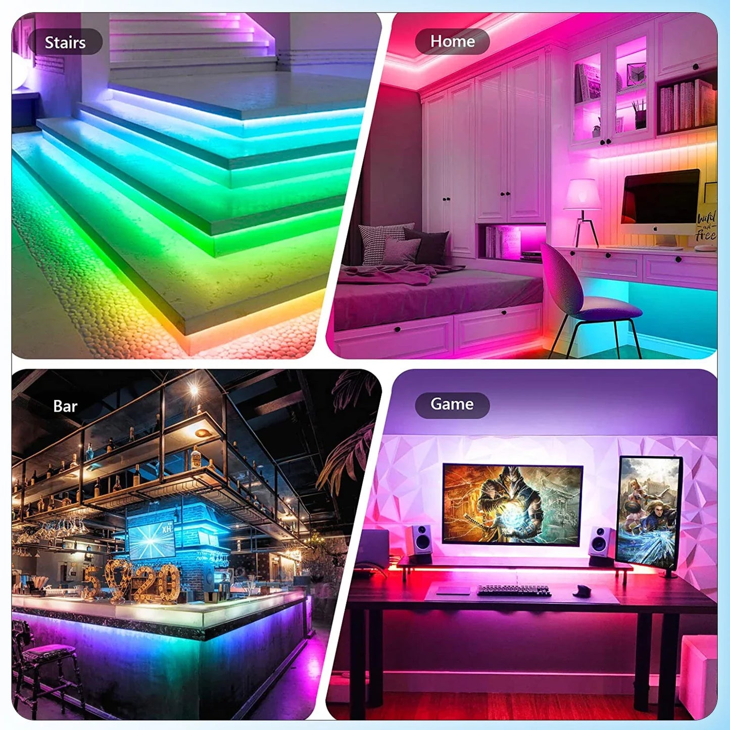 Clap Colour Change Led Room Lights